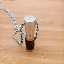 Load image into Gallery viewer, Urne Pendentif Cylindre Noir - photo 3