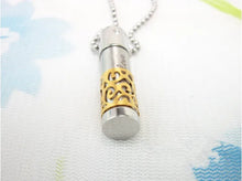 Load image into Gallery viewer, Urne Pendentif Cylindre Or - photo 2