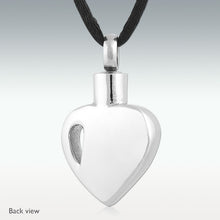 Load image into Gallery viewer, Urn Pendant: Silver heart
