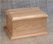 Load image into Gallery viewer, Wooden Funeral Urn VELOMA