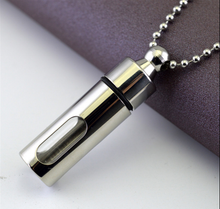 Load image into Gallery viewer, collier funeraire transparent homme