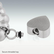 Load image into Gallery viewer, contenant cendres dans bracelet coeur