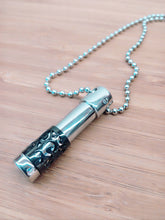 Load image into Gallery viewer, Black Cylinder Pendant Urn