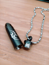 Load image into Gallery viewer, Black Ball Pendant Urn