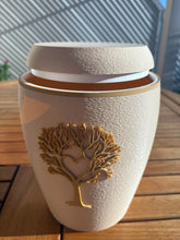 Load image into Gallery viewer, urne cineraire bio arbre de vie
