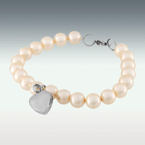 Bracciale Con Ciondolo Cuore Portacenere In Argento 925, Con Catenella, Ricordo