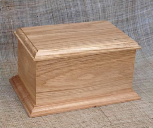 Urne Funéraire Cercueil  Bois