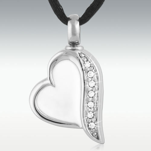 urne coeur blanc